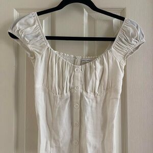 Reformation Button-Up Blouse